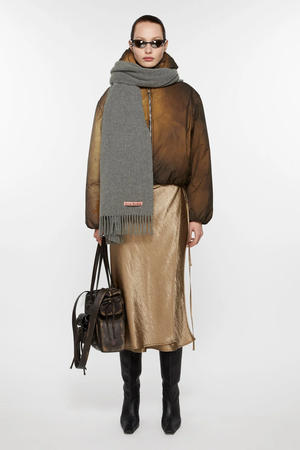 ACNE STUDIOS - Unisex Fringe Oversized Wool Scarf