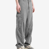 Grey pants, front view