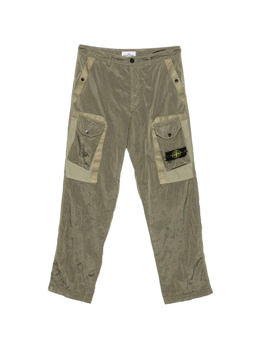 Green pants, front view