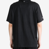 Black shirt, full body view