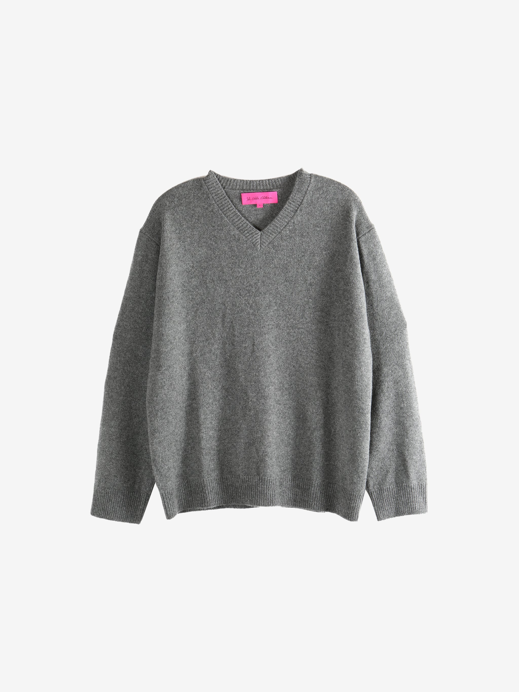 Gray sweater,front view