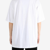 White t-shirt, full body view