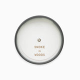 Black candles, back view