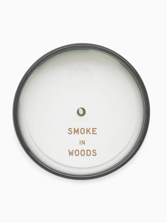 Black candles, back view