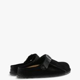 Black sandals, side view