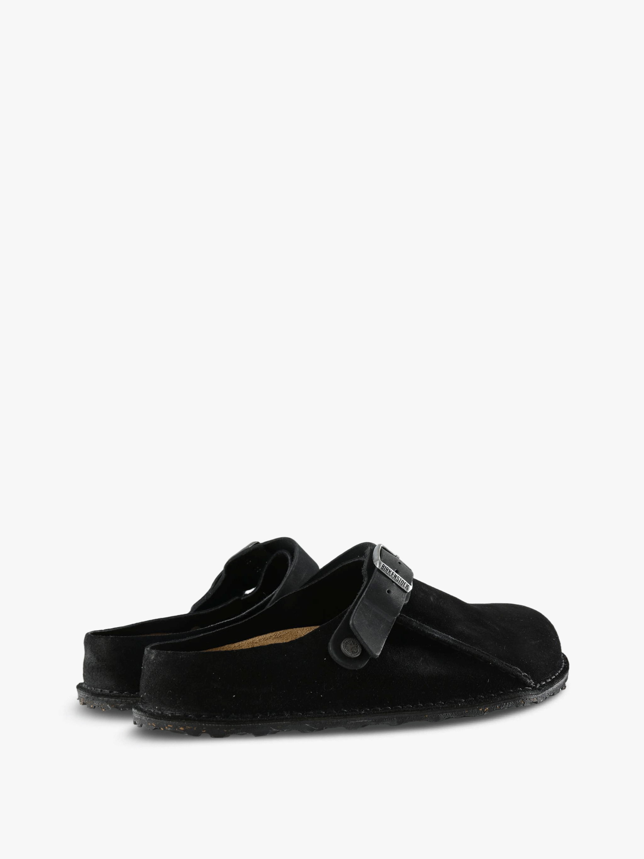 Black sandals, side view