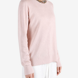Pink knitwear, front view
