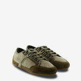 Green sneakers,side view