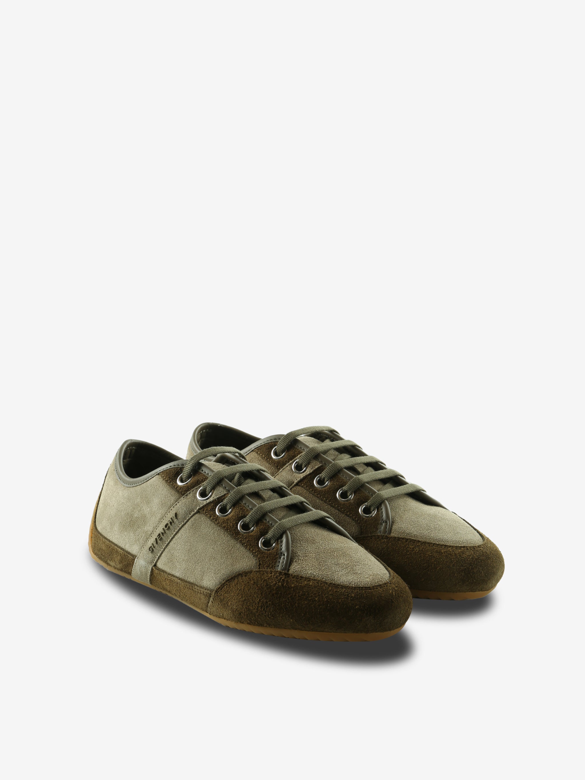 Green sneakers,side view