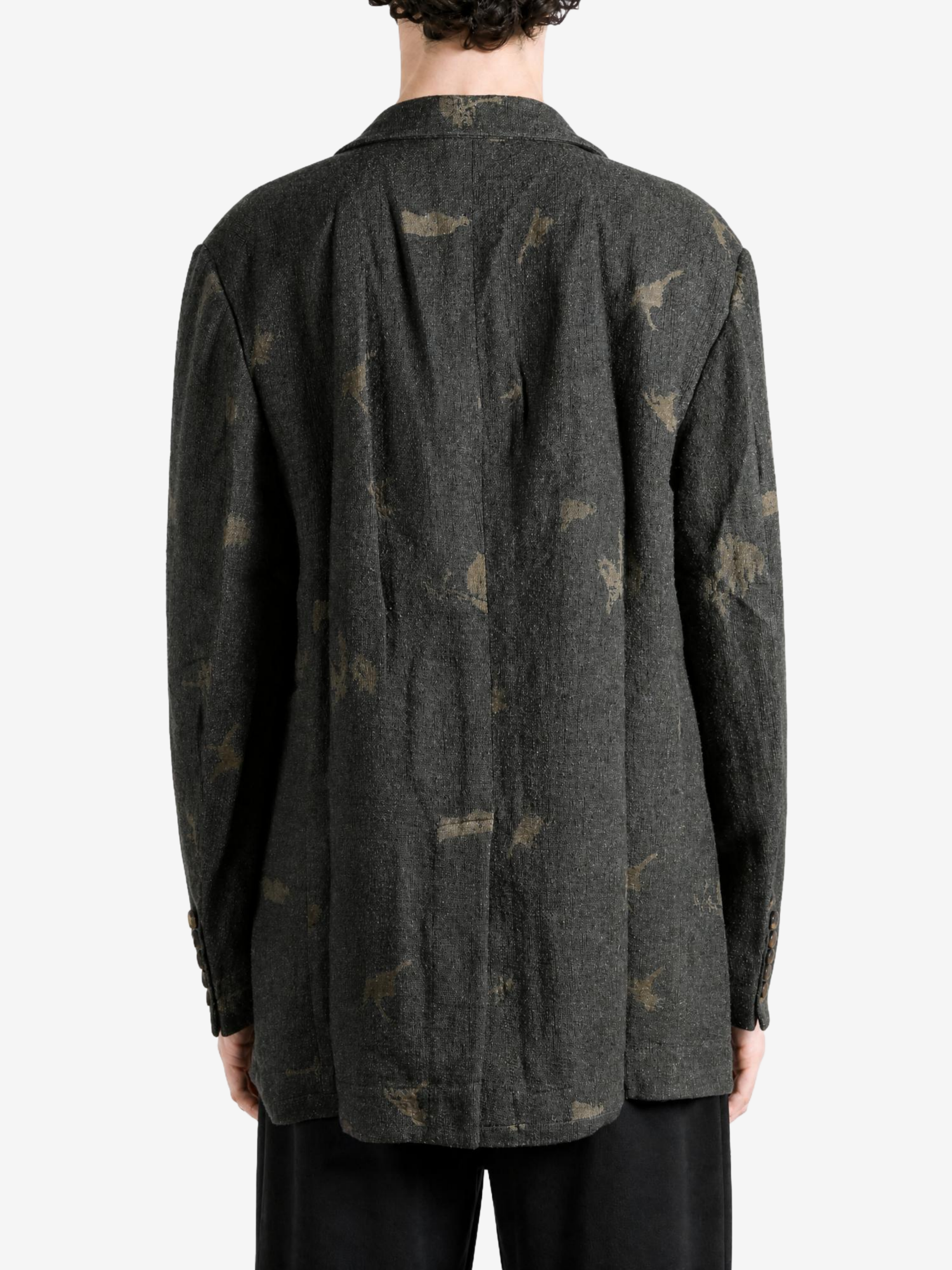 Grey blazer, front view