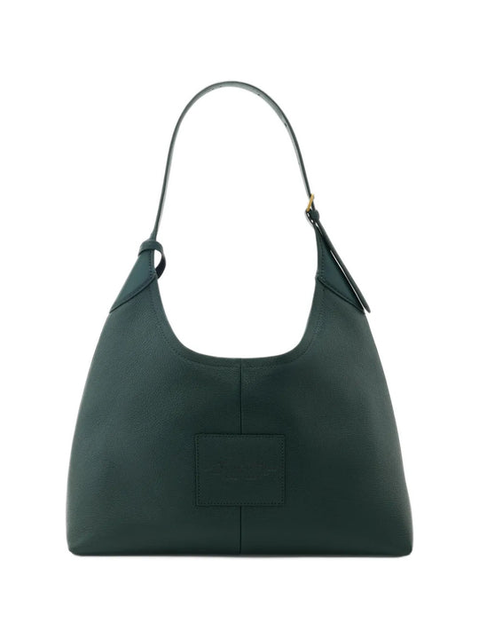 Green bag, front view