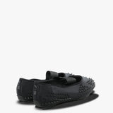 Black sneakers, back view