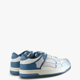 Blue shoes, back view