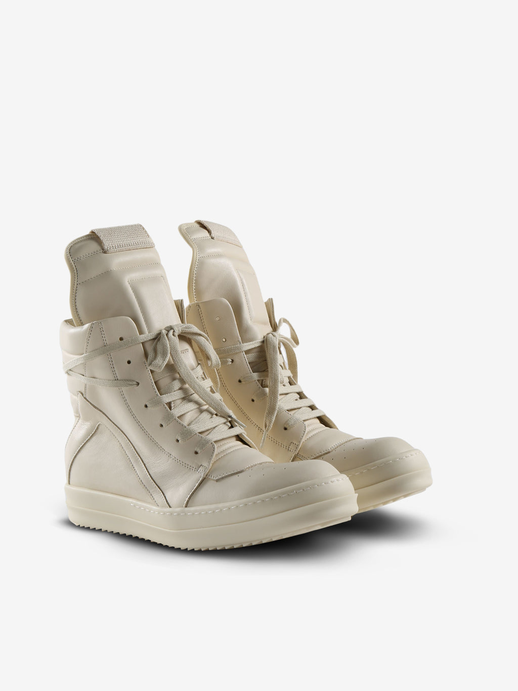 RICK OWENS - Women Scarpe In Pelle Geobasket Sneakers