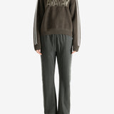 Brown sweater, full body view