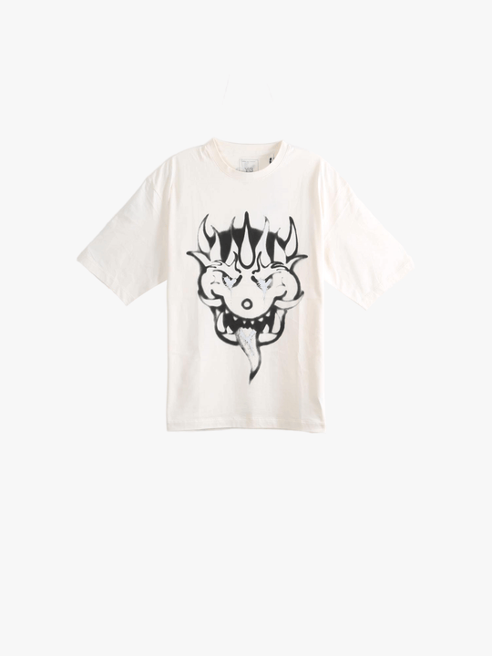 Tan t-shirt, front view
