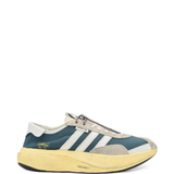Navy shoes, front view