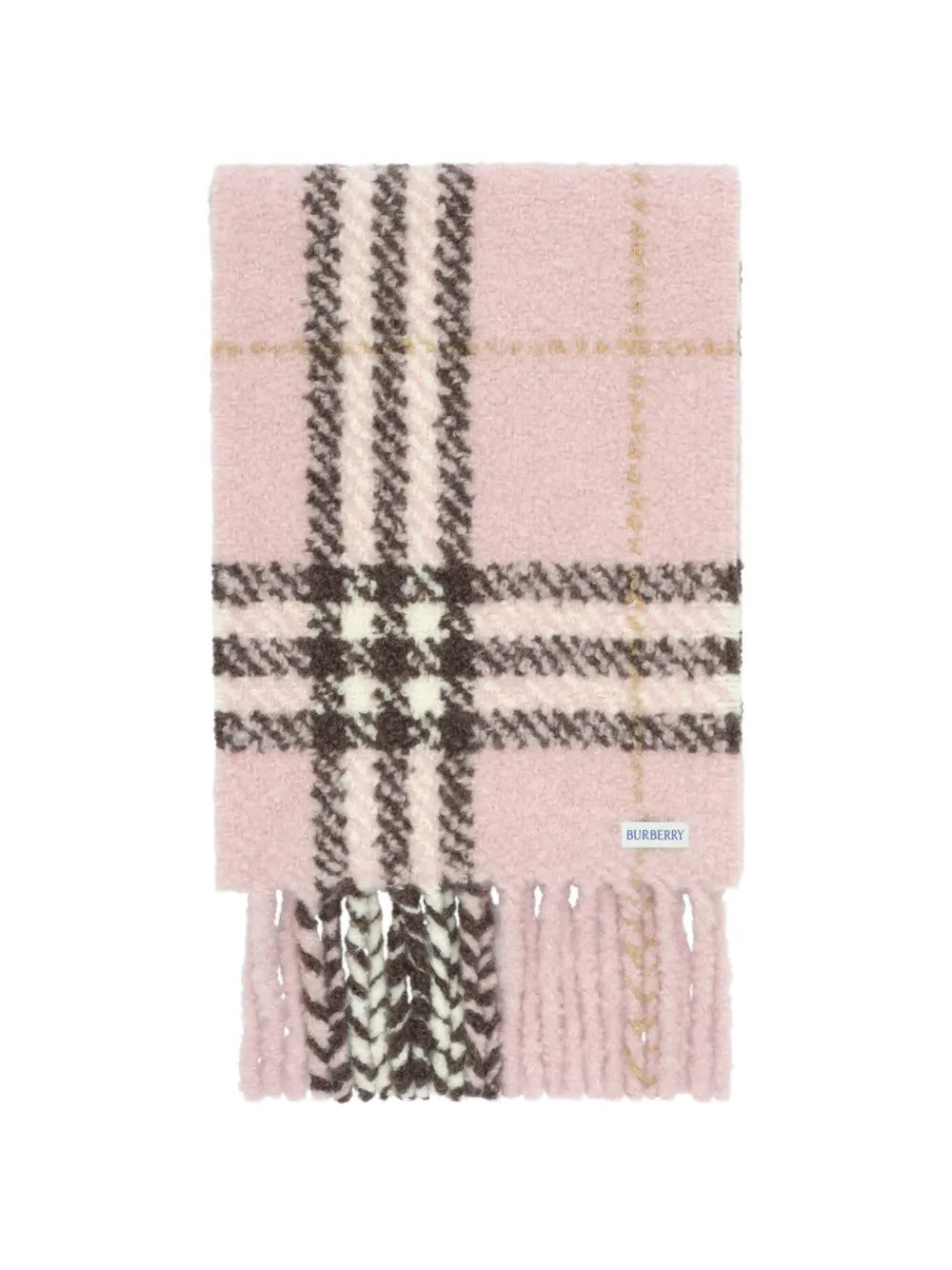 Pink scarf, front view