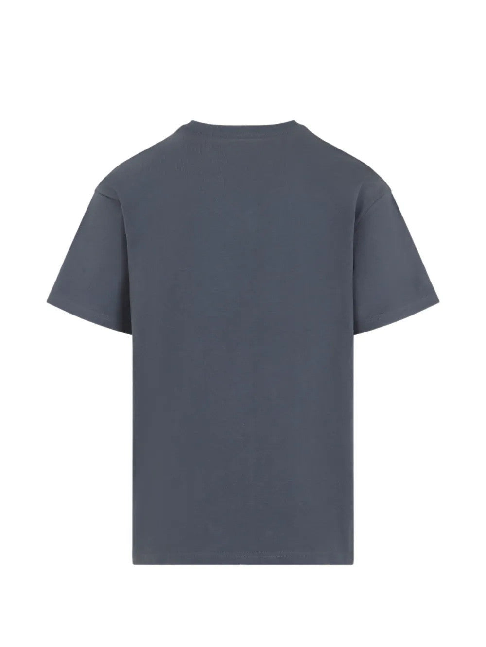 Navy t-shirt, back view