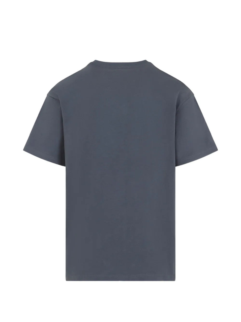 Navy t-shirt, back view