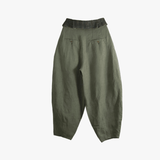 Green pants, front view