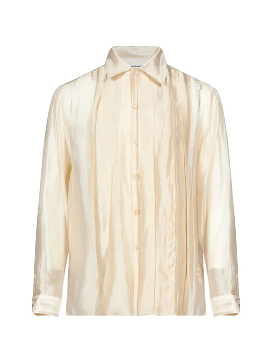 Tan shirt, front view