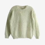 White knitwear, front view