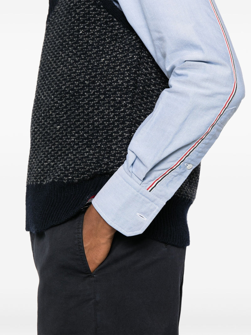 THOM BROWNE - Men Straight Fit Shirt