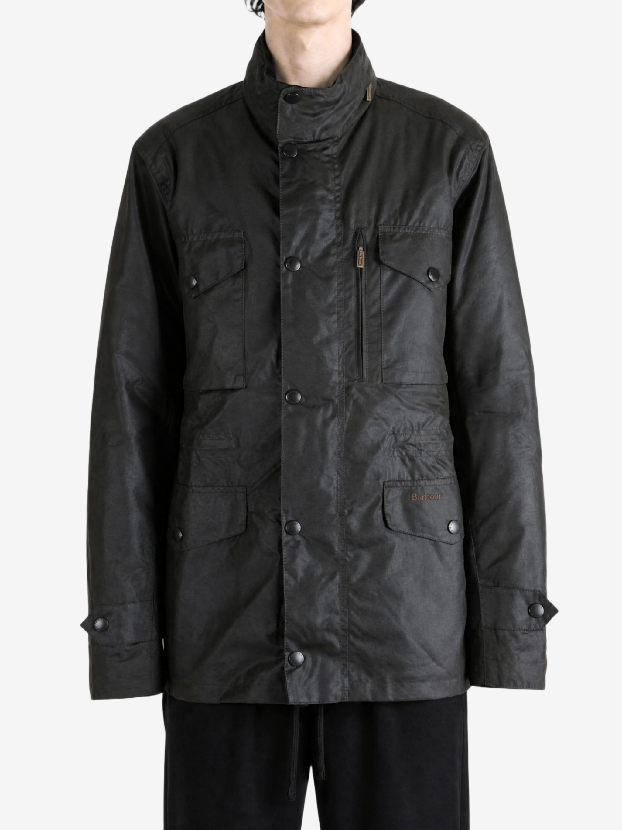 Black jacket, full body view