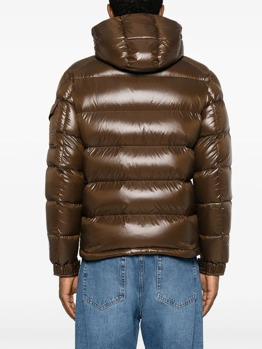 Brown jacket, full body view