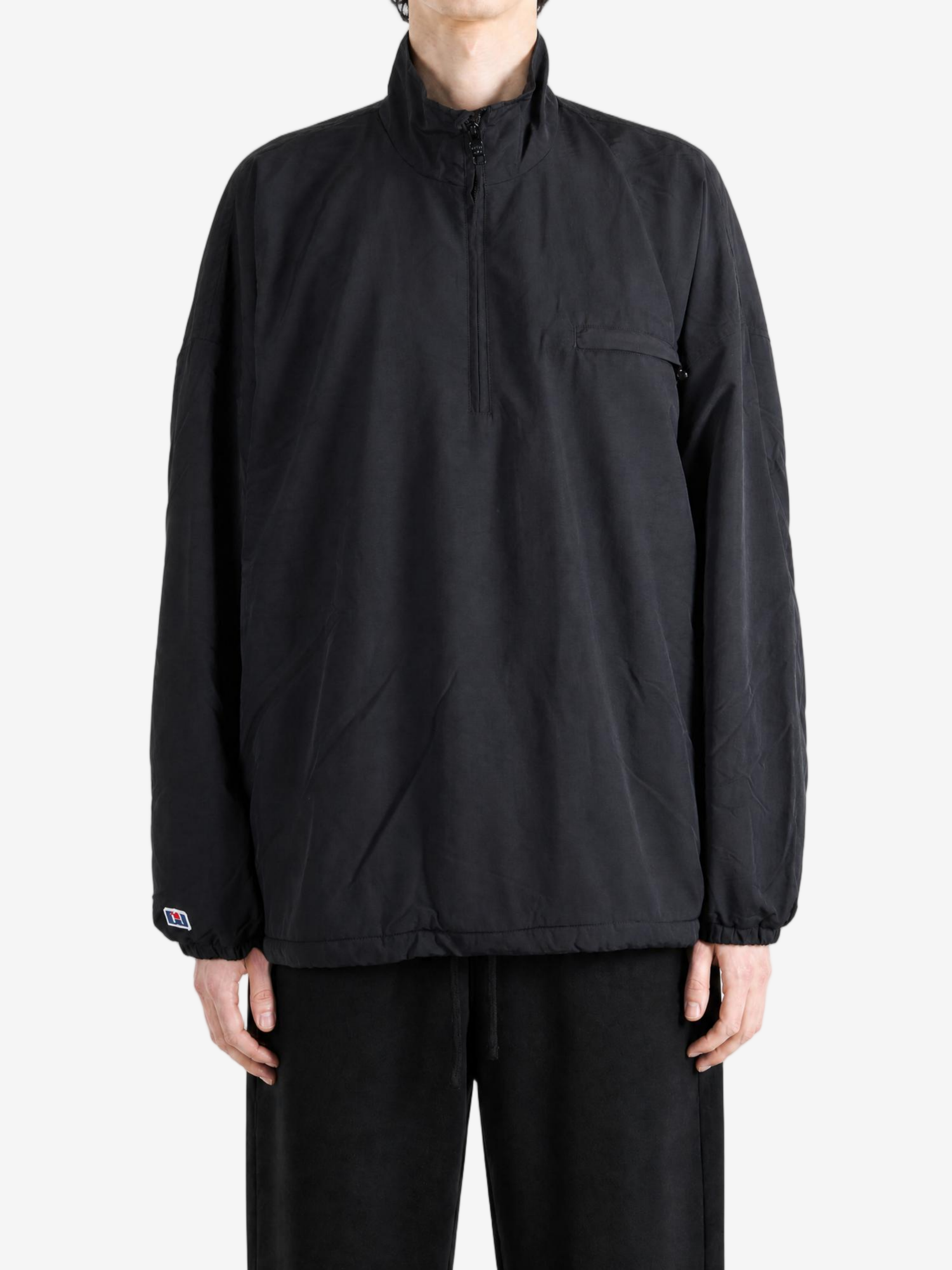 Black jacket, full body view