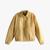 Yellow blouson, front view