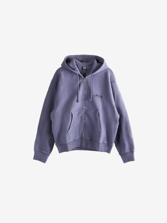 Purple hoodie, front view