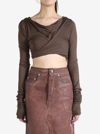 RICK OWENS LILIES - Women Jade LS Crop T-shirt