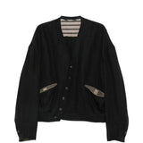 Black jacket, front view