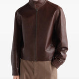 LEMAIRE - Men Leather Harrington Blouson