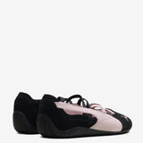 Black and white shoe,front view