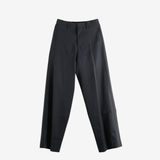 ANN DEMEULEMEESTER - Women Viola Double Sidebands Flared Leg Loose Trousers