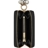 Black wallet, top view