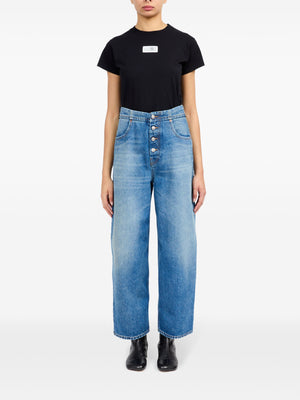 MM6 Maison Margiela - Women Blue Denim Trouser