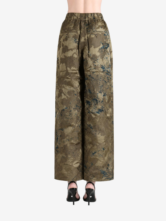 Brown pants, full body view