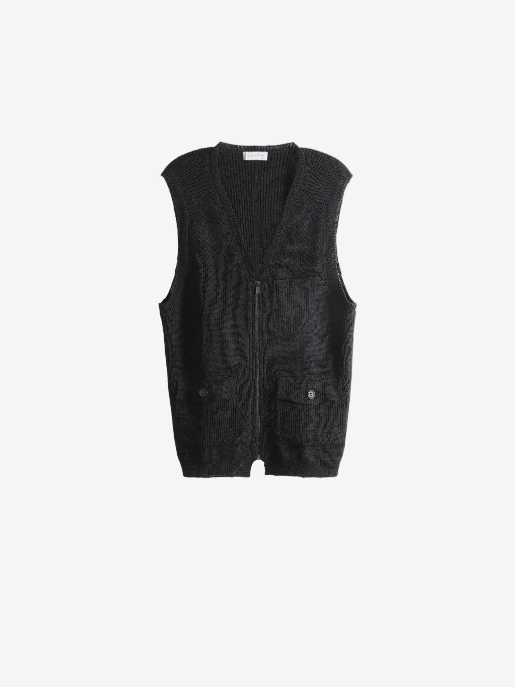 Black jacket, front view