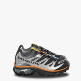 Grey sneakers, front view