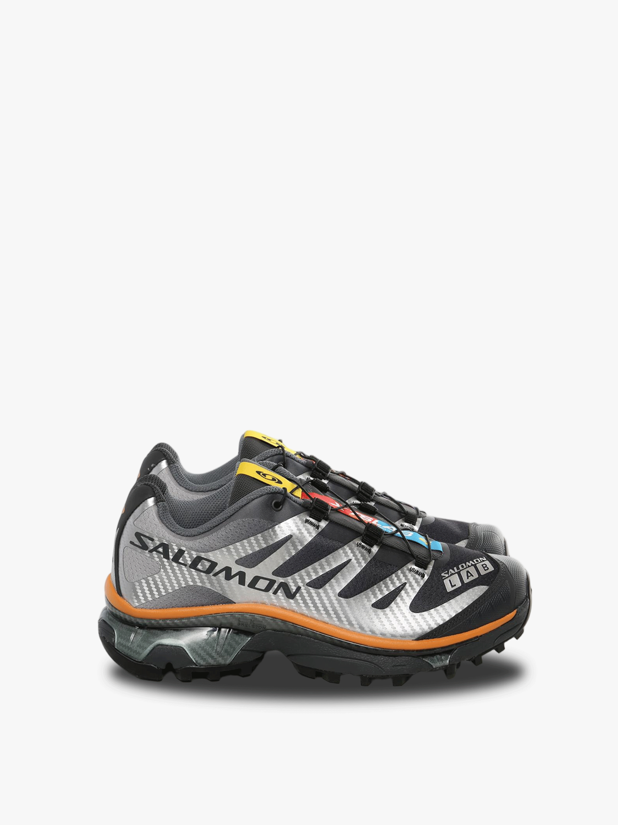 Grey sneakers, front view