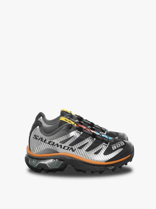 Grey sneakers, front view