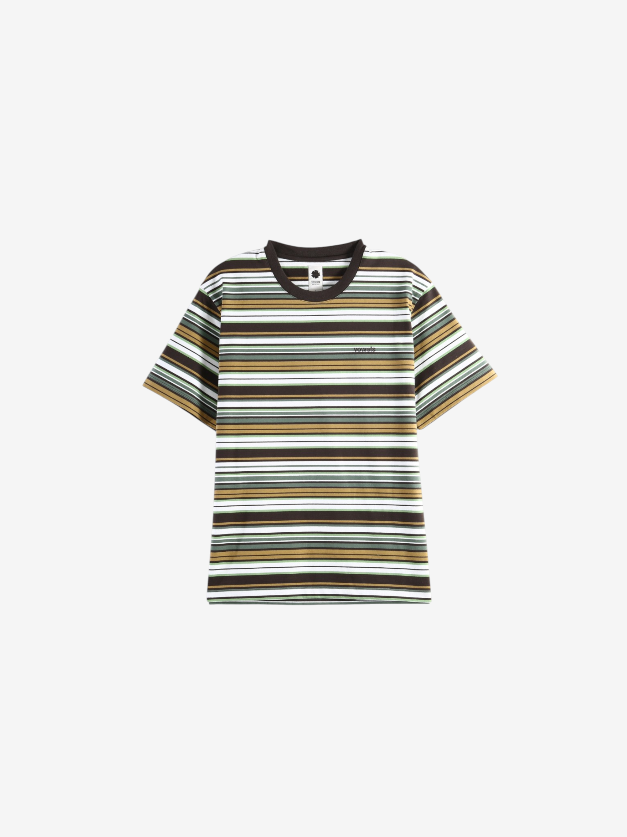Green t-shirt, front view