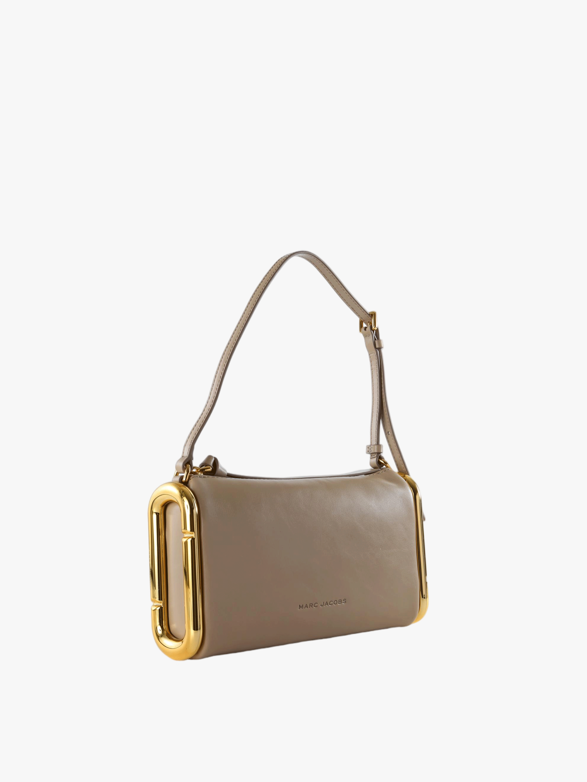 Tan bag, front view