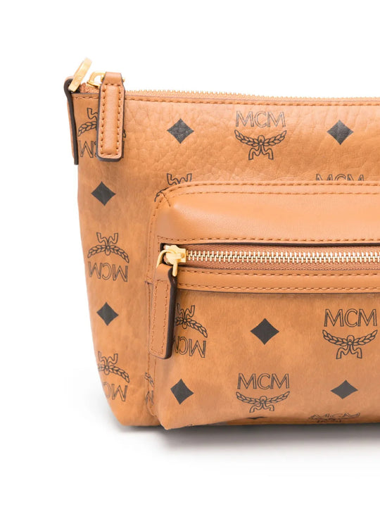 Tan bag, front view