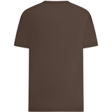 Brown t-shirt, back view
