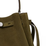 Green bag, front view